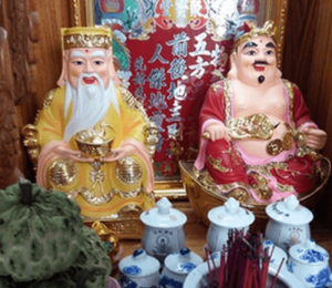 Cách thắp hương tượng thần tài - ông địa