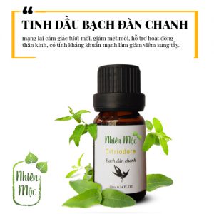 Công dụng tinh dầu bạch đàn chanh